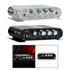 Mini Amplifier Power Amplifier Sturdy Easy to Install High Performance 12V 80wx2