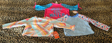 Wonder Nation Long Sleeve Rash guard Swim Shirt Set of 3 pcs Size 2T