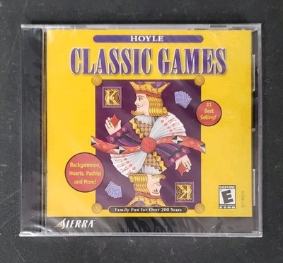 Hoyle Classic Games - Backgammon, Hearts, Pachisi, Hangman, etc PC CD NEW SEALED
