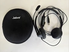 Jabra UC Voice 750 MS HSC012 Noise Canceling USB Headset w/ Microphone + Case