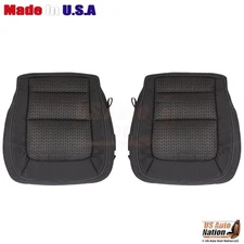 2015 - 2022 GMC Canyon Front Driver & Passenger Bottoms Cloth Cover Jet Black