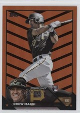 2023 Topps Update Orange & Black Foil Drew Maggi #US26 0t2