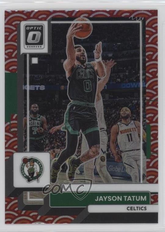 2022-23 Panini Donruss Optic Photon Prizm Jayson Tatum #8 0xh3