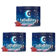LullaBites Natural Sleep Gummies Strawberry S...