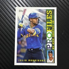 2026 Topps Series 1 Baseball - Julio Rodriguez TP-21 - Profiles by Ken Griffey