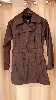 Damen Regenmantel von Northface Farbe Grau Größe M sehr guter Zustand