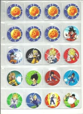 TAZOS DRAGON BALL Z Cheetos COMPLETE SET 100/100 MEXICO 2018 Pogs Toei Animation
