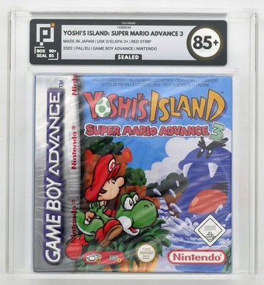 Yoshi's Island Super Mario Advance 3 Game Boy Advance Red Pixel 85+ neu Grade