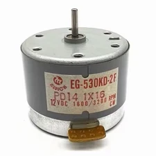 MABUCHI MOTOR  EG-530KD-2F  12VDC 1600/3200 RPM CW