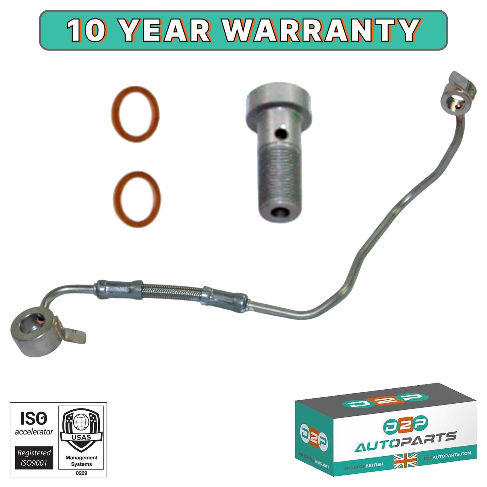 TURBO OIL FEED PIPE FOR RANGE ROVER EVOQUE FREELANDER 2 L359 DISCOVERY SPORT