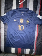 Nike France Mbappé #10 Blue Jersey FIFA World Cup Qatar 2022