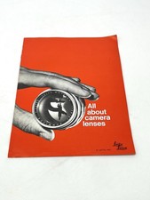Brochure Leica Leitz Al About Cambera Lenses 13 pgs