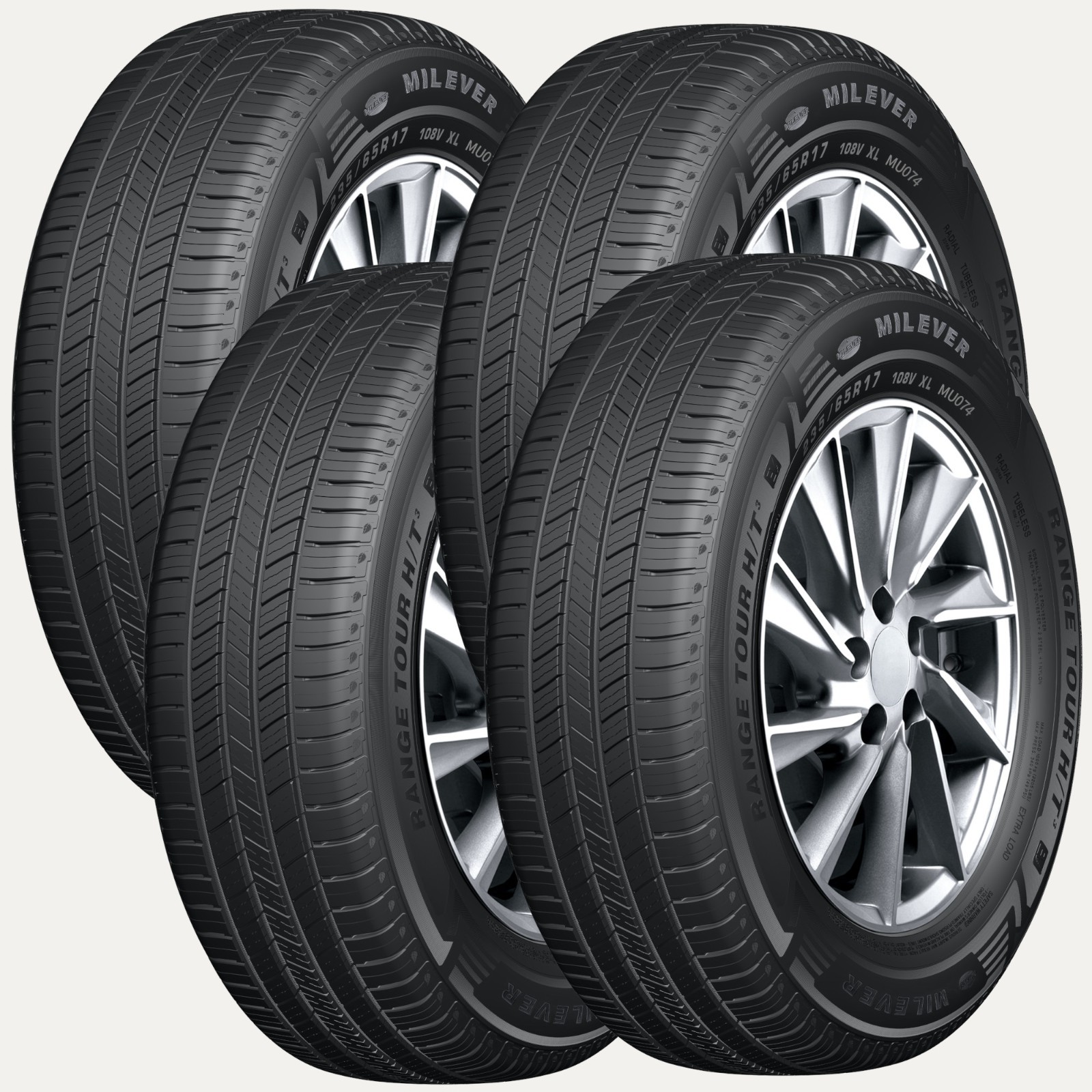 2256017 MILEVER MU074 99V 225/60R17 CUV SUV 4x4 Car Touring Tyres x 4