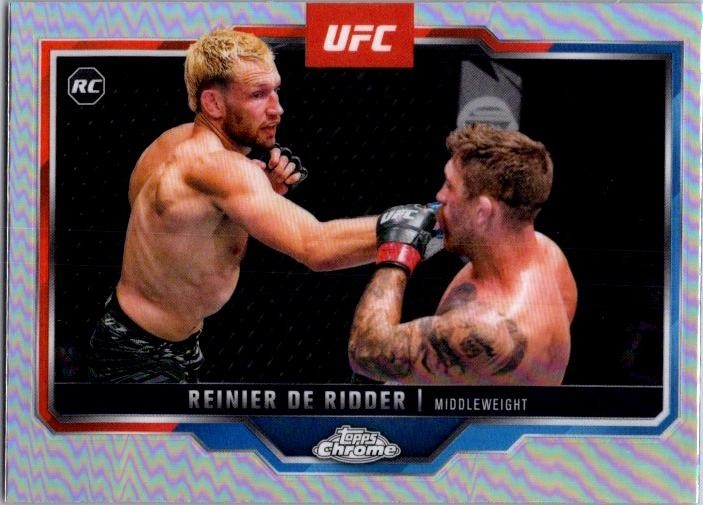 2025 Topps Chrome UFC #185 Reinier de Ridder Refractor