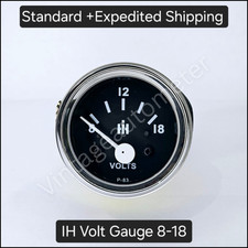 Volt Gauge Meter Amp For Farmall Ih
