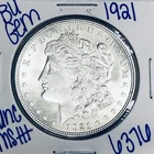 1921 BU UNCIRCULATED MORGAN SILVER DOLLAR AUTHENTIC U.S. MINT FREE SHIPPING 6376