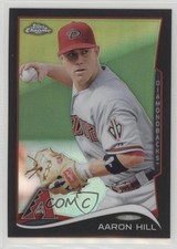 2014 Topps Chrome Black Refractor 53/100 Aaron Hill #217 6x0