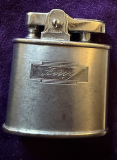 Ronson Standard Silver Lighter Spares or Repair Engraved Betty
