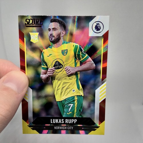Lukas Rupp - Red Lazer - 2021-22 Panini Score Soccer - Norwich