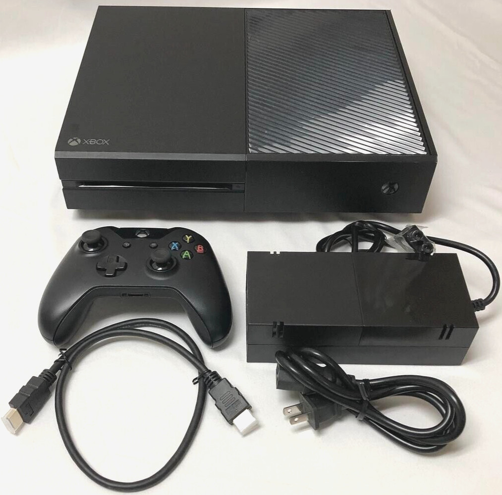 Microsoft Xbox One 1TB Black Console With Controller Console XB1 Video Gaming