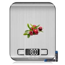 Smart Digital Kitchen Scale with Backlit LCD - Perfect for Baking Weight Loss