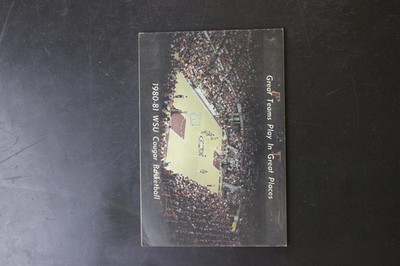 1980-81 WSU Cougar Basketball Program Pacific Conference Sports Guide