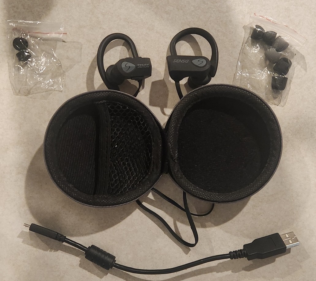 Senso ActBluetooth Wireless Sport Earbuds - ActivBuds S-250