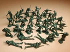 32 Figs – 2 Sets, Vintage Marx U.S. Marines, Satin Dk. Forest Grn.