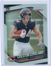 2025 Prizm #319 Colston Loveland Silver Prizm Rookie RC Bears