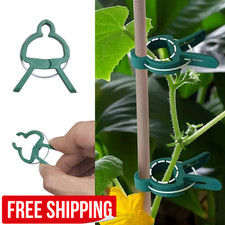 60PCS Adjustable Plant Support Clips Tomato Vine Garden Trellis Fixing