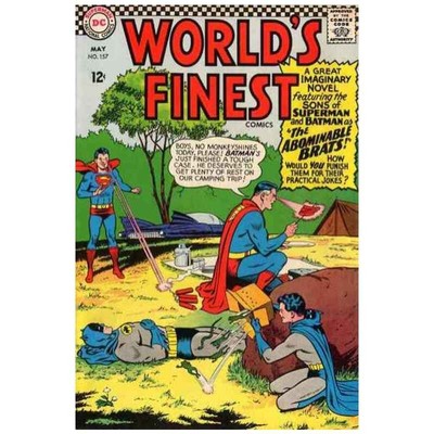 World's Finest Comics #157 DC comics VG+ [x]
