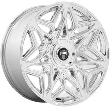 Dub Dc274 Anomaly 24x9 5x1155x120 15mm Chrome Wheel Rim 24 Inch