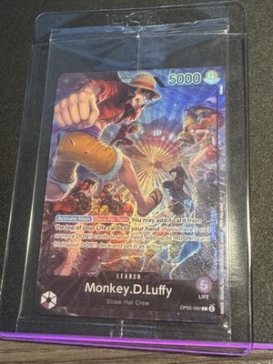 Namco Monkey.D.Luffy Leader Foil OP05-060 Promo PSA Magazine 5000 Life 5