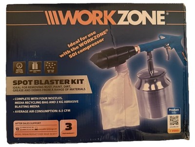 Workzone Spot Blaster Kit   Sandstrahlpistole zur Rost- & Lackentfernung