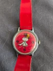 Vintage Dancing Snoopy Watch with Woodstock Second Hand