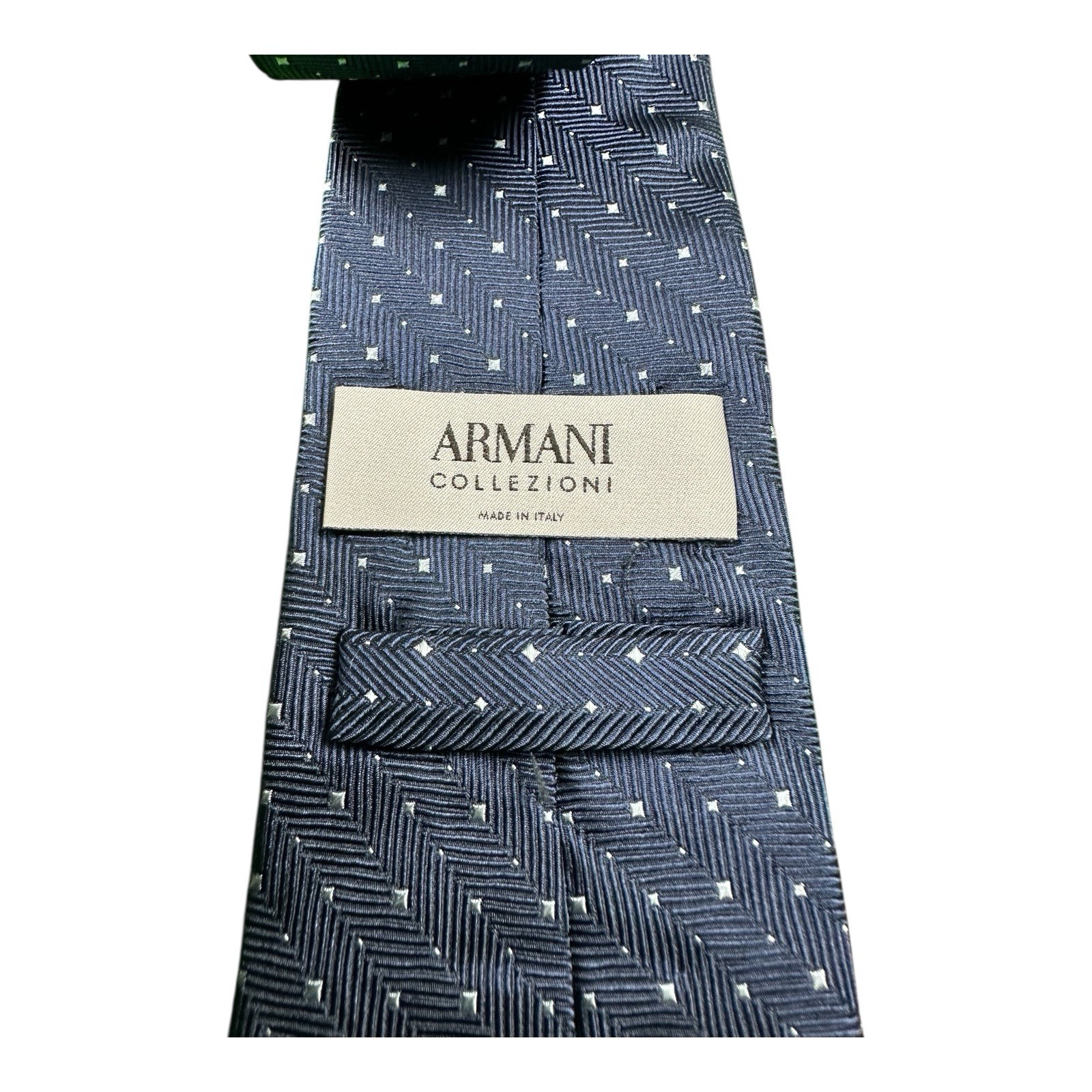 Armani Collection Current Blue Gray Geometric AOP… - image 3