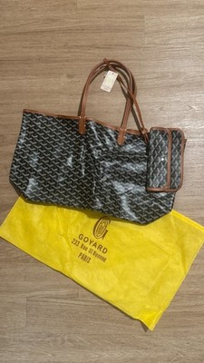 Goyard Artois Tote PM Black/Tan Leather brand new condition in bag with tag on
