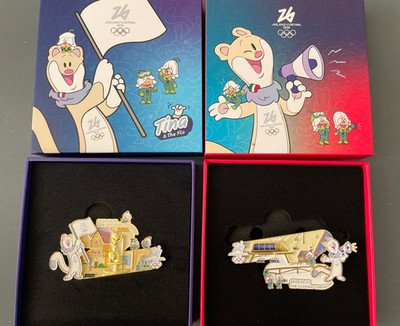 Milano Cortina 2026 Winter Olympic Official Mascot Opening&Closing Ceremony Pins