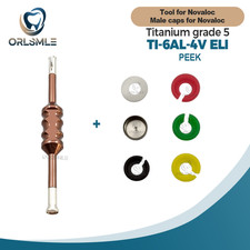 Male caps Retention caps for Novaloc Tools for Novaloc