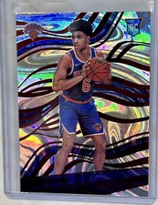 2021-22 Panini Revolution Quentin Grimes Asia Red Parallel RC #140 KNICKS