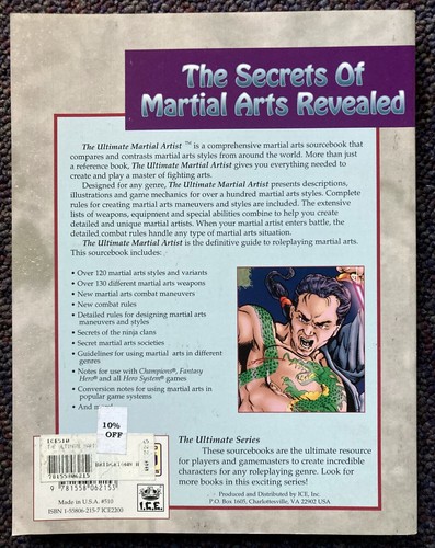 The Ultimate Martial Artist Champions Hero Games I.C.E. #510 - Imagen 2 de 2