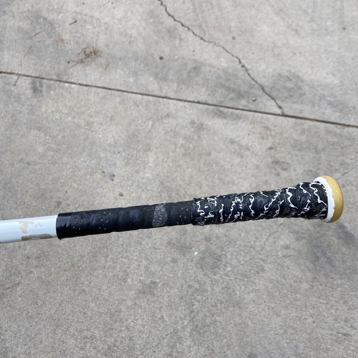 Black Cat Peche Batte De Softball Miken Super Freak Slowpitch - 34 Pouces, 27 Oz, Composite Blanc - Occasion Batte Composite 34 Pouces