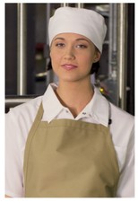 Unisex Chef Beanie Hat, Baker, Cooking, Kitchen, Restaurant, White - 156