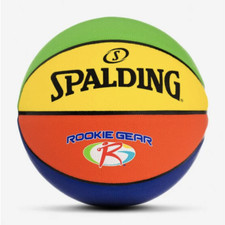 New Spalding 27.5" Rookie Gear Youth Multi Color Indoor/Outdoor Basketball 76951