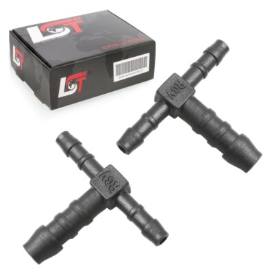 2x Schlauchverbinder T-Verbinder für Rohr und Schlauchverbindungen Ø 4-6-4 mm