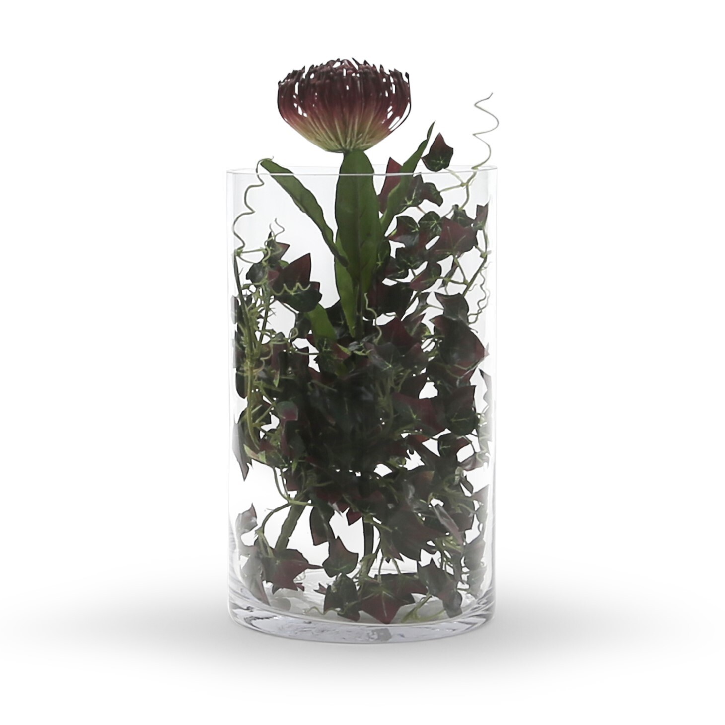 Clear Cylinder Glass Vase 7x12"H | Votive Candle Holder | Centerpiece, 1 Pc