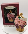 New ListingHallmark Ornament Grandmother 1993 Personalized Poinsettia In Basket With Box
