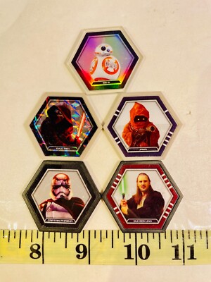 Star Wars Topps Galactic Connexions Lot of 5 First Edition Kylo BB-8 Phasma Jawa