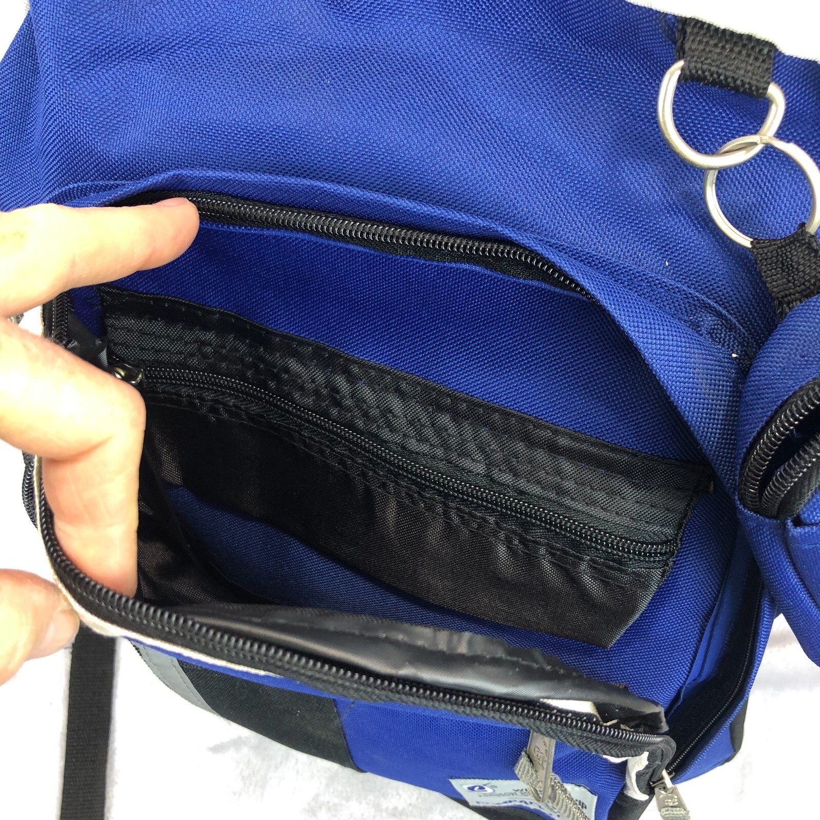 COMPACK TEAM Blue and Black Backpack, Large Multiple … - Gem