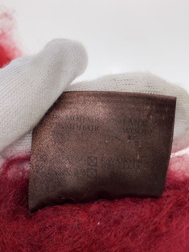 LOEWE women's scarf mohair red Used - Picture 3 of 3